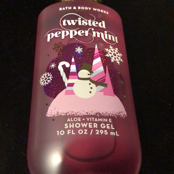 Twisted Peppermint Full Size Shower Gel and Body Lotion (10 oz & 8 oz) - Picture 5 of 7